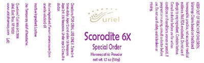 Scorodite 6x Special Order Powder (Scorodite 6x Special Order Powder)